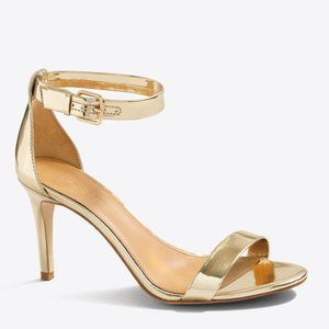 J. Crew Gold Heels